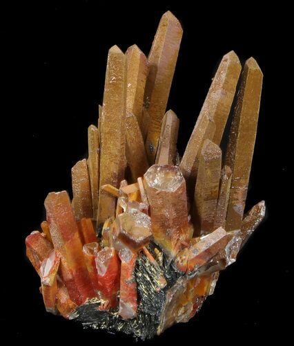 Quartz Crystals With Hematite - Jinlong Hill, China #35944